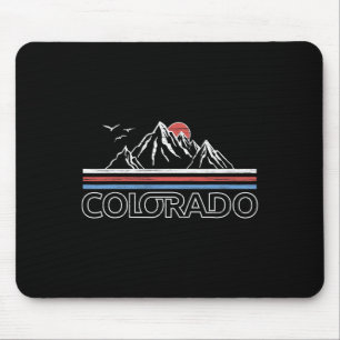 Mousepad Camiseta da Bandeira do Estado da Montanha do Colo