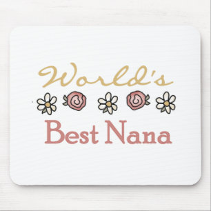 Mousepad Camiseta da Nana do mundo das margaridas e dos
