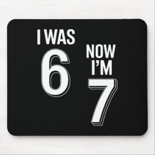 Mousepad Camiseta de Aniversário de 7 Anos - Era 6 Agora So
