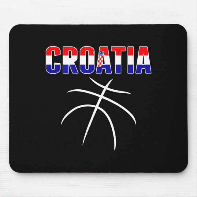 Mousepad Camiseta de Fã de Beisebol da Croácia - Esporte da (Frente)