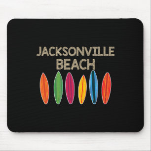 Mousepad Camiseta de Férias em Jacksonville Beach Flórida