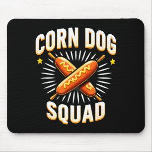 Mousepad Camiseta de Halloween Corn Dog Squad1