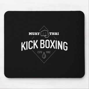 Mousepad Camiseta de Kickboxing Muay Thai Boxer Artes Marci