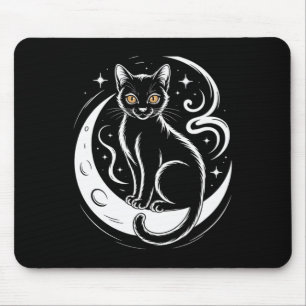 Mousepad Camiseta de Meditação Yoga Flor de Lótus de Gato R