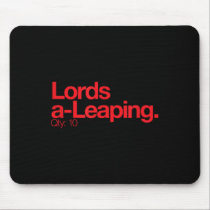 Mousepad Camiseta de Natal Minimalista - Lords A Leang Q 10