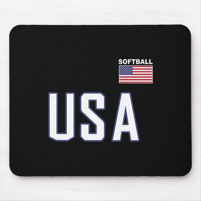 Mousepad Camiseta de time com bolso macio da bandeira dos E (Frente)