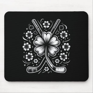 Mousepad Camiseta Dia de São Patrício Camisa Shamrock Hocke