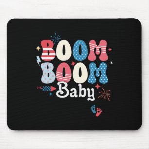 Mousepad Camiseta do Dia da Independência 4 de Julho Boom B