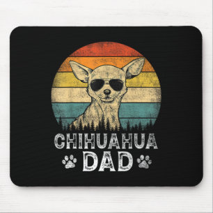 Mousepad Camiseta do Dia dos Pais para amantes de Chihuahua
