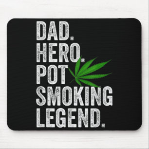 Mousepad Camiseta do Pai da Maconha Humorístico Natal Fuman