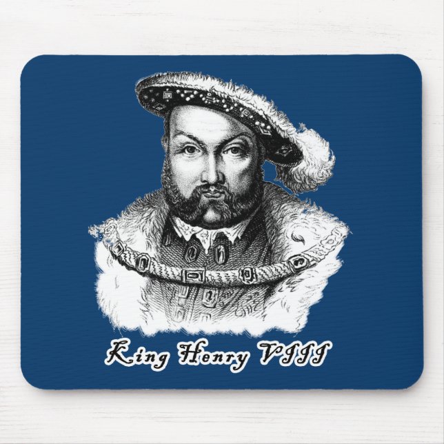 Mousepad Camiseta do retrato do rei Henry VIII, sacolas (Frente)