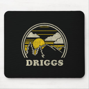 Mousepad Camiseta Driggs Idaho Id Vintage Caminhadas Montan
