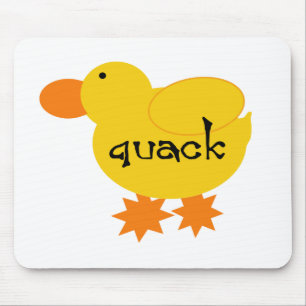 Mousepad Camiseta e presentes amarelos do grasnado do pato