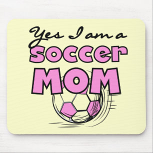Mousepad Camiseta e presentes da mamã do futebol