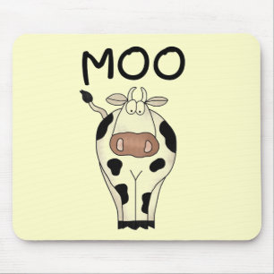 Mousepad Camiseta e presentes da vaca do MOO