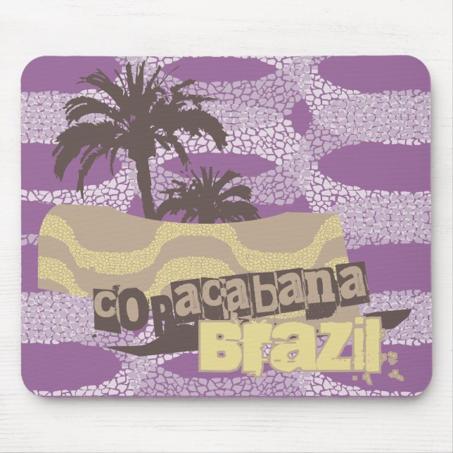 Mousepad Camiseta e presentes de Copacabana (Frente)