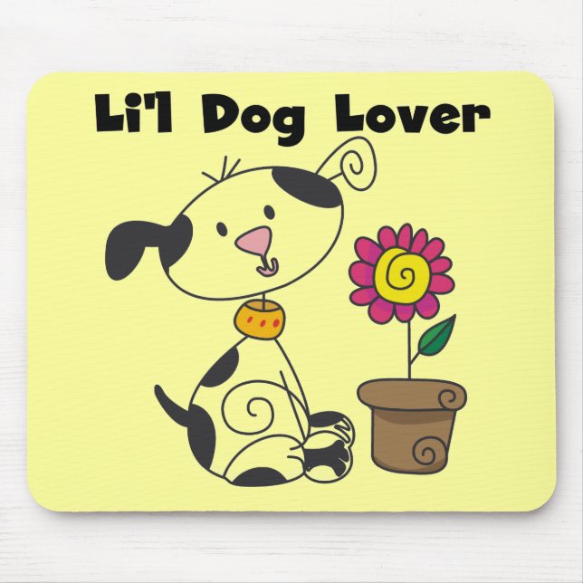 Mousepad Camiseta e presentes do amante do cão de Dalmation (Frente)