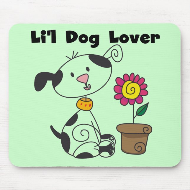 Mousepad Camiseta e presentes do amante do cão de Dalmation (Frente)