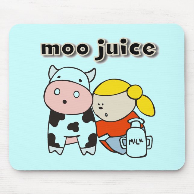 Mousepad Camiseta e presentes do suco do MOO (Frente)