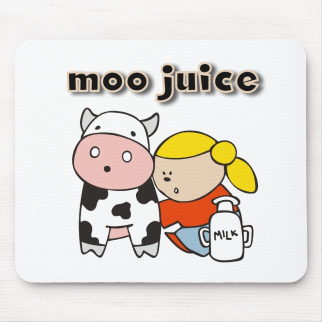 Mousepad Camiseta e presentes do suco do MOO (Frente)