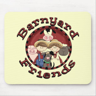 Mousepad Camiseta e presentes dos amigos do Barnyard