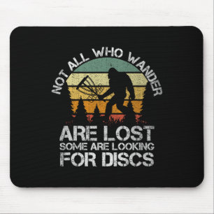 Mousepad Camiseta engraçada de Bigfoot de golfe de disco pa