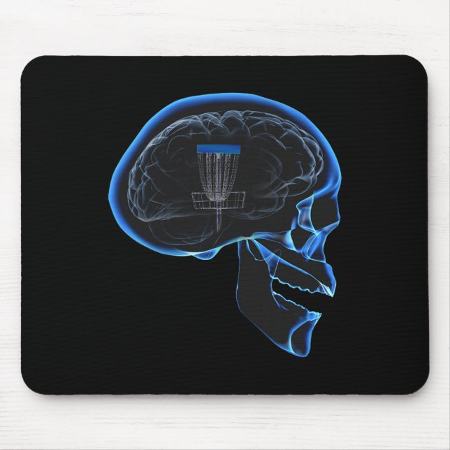 Mousepad Camiseta engraçada de Disc Golf - Eu (Frente)