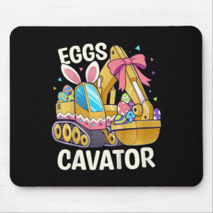 Mousepad Camiseta engraçada de Páscoa para crianças Ovos Ca