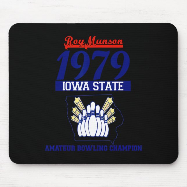 Mousepad Camiseta engraçada Roy Munson King Pin Bowling 1  (Frente)