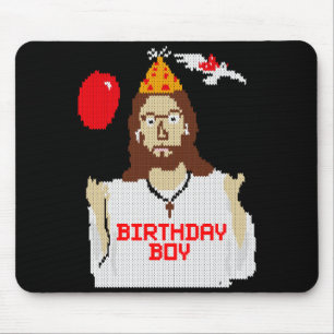 Mousepad Camiseta Essencial de Natal Menino de Aniversário