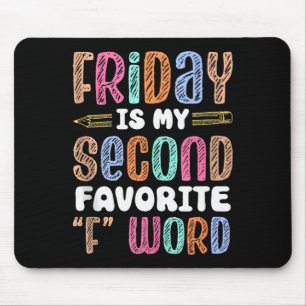Mousepad Camiseta Feliz Sexta-feira Fri Yay Professor Escol