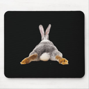 Mousepad Camiseta fofa de coelho bunny