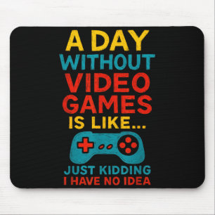Mousepad Camiseta Gráfica Divertida para Gamer Masculino Ad