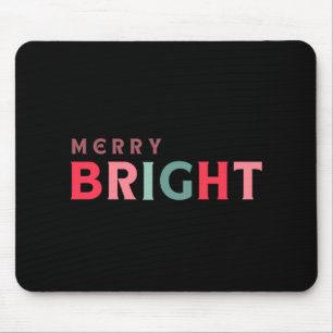 Mousepad Camiseta infantil colorida e fofa Merry And Bright