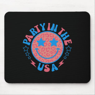 Mousepad Camiseta Infantil Sorriso Préppy Festa Nos EUA 4 D