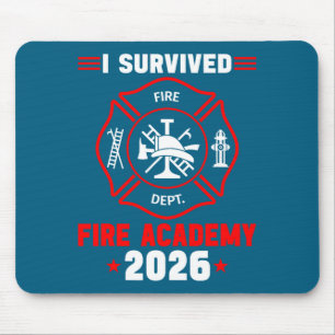 Mousepad Camiseta Insígnia de Graduação da Academia de Bomb