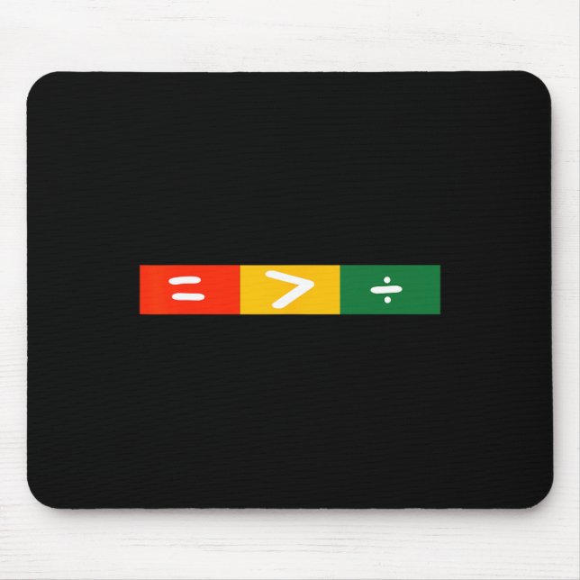 Mousepad Camiseta Juneteenth 2025 Igualdade Maior que Divis (Frente)