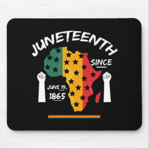 Mousepad Camiseta Juneteenth Desde 19 de Junho de 1865 - Gr