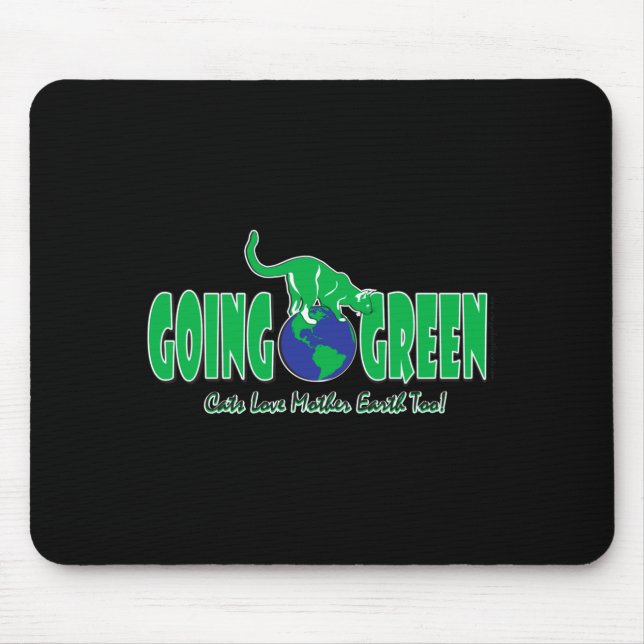 Mousepad Camiseta Kitties Going Green  (Frente)