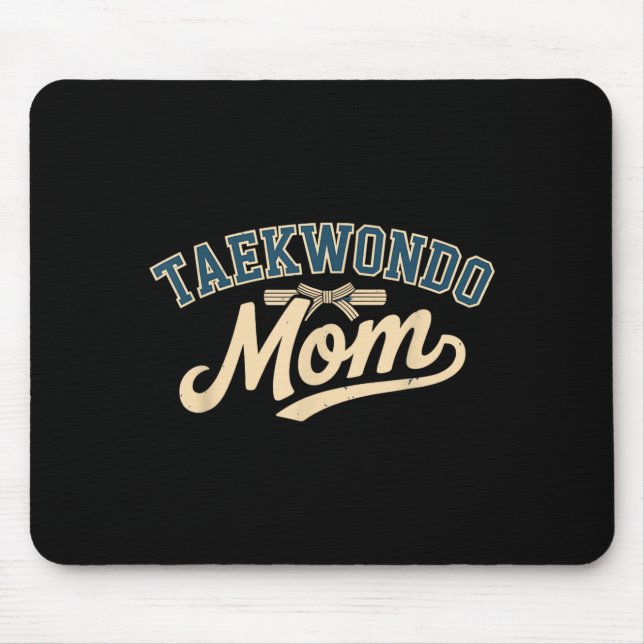 Mousepad Camiseta Mãe de Taekwondo10 (Frente)
