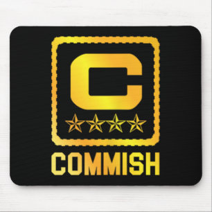 Mousepad Camiseta Masculina Commish Fantasy Futebol Draft C