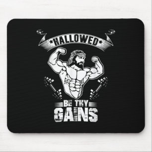Mousepad Camiseta Masculina Jesus Bodybuilding - Jesus Engr