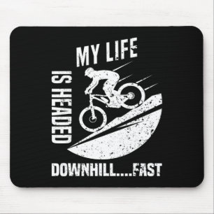 Mousepad Camiseta Masculina Minha Vida Está Descendo a Coli