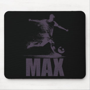 Mousepad Camiseta Max Futebol Meninos Nome Primeiro Max T P