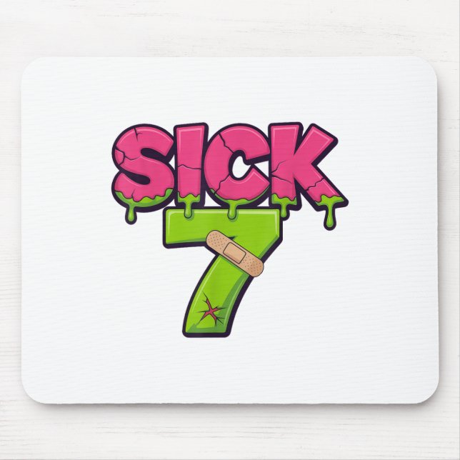 Mousepad Camiseta Meme Seven Doente Seis Sete Brincadeira D (Frente)