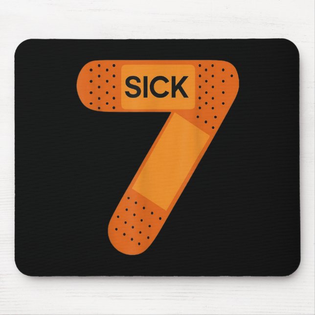 Mousepad Camiseta Meme Sick Seven Tee Six Seven Brincadeira (Frente)