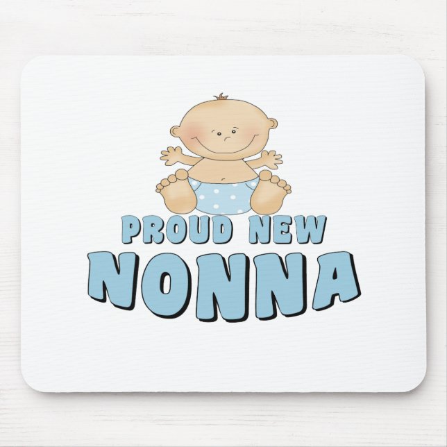 Mousepad Camiseta Orgulhosa Nova Nonna (Frente)