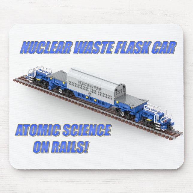 Mousepad Camiseta PTW British Nuclear Waste Flask Car (Frente)