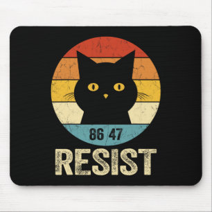 Mousepad Camiseta Resistir Anti Trump Retro Resistir Anti T