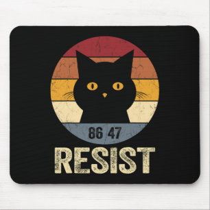 Mousepad Camiseta Resistir Anti Trump Retro Resistir Anti T